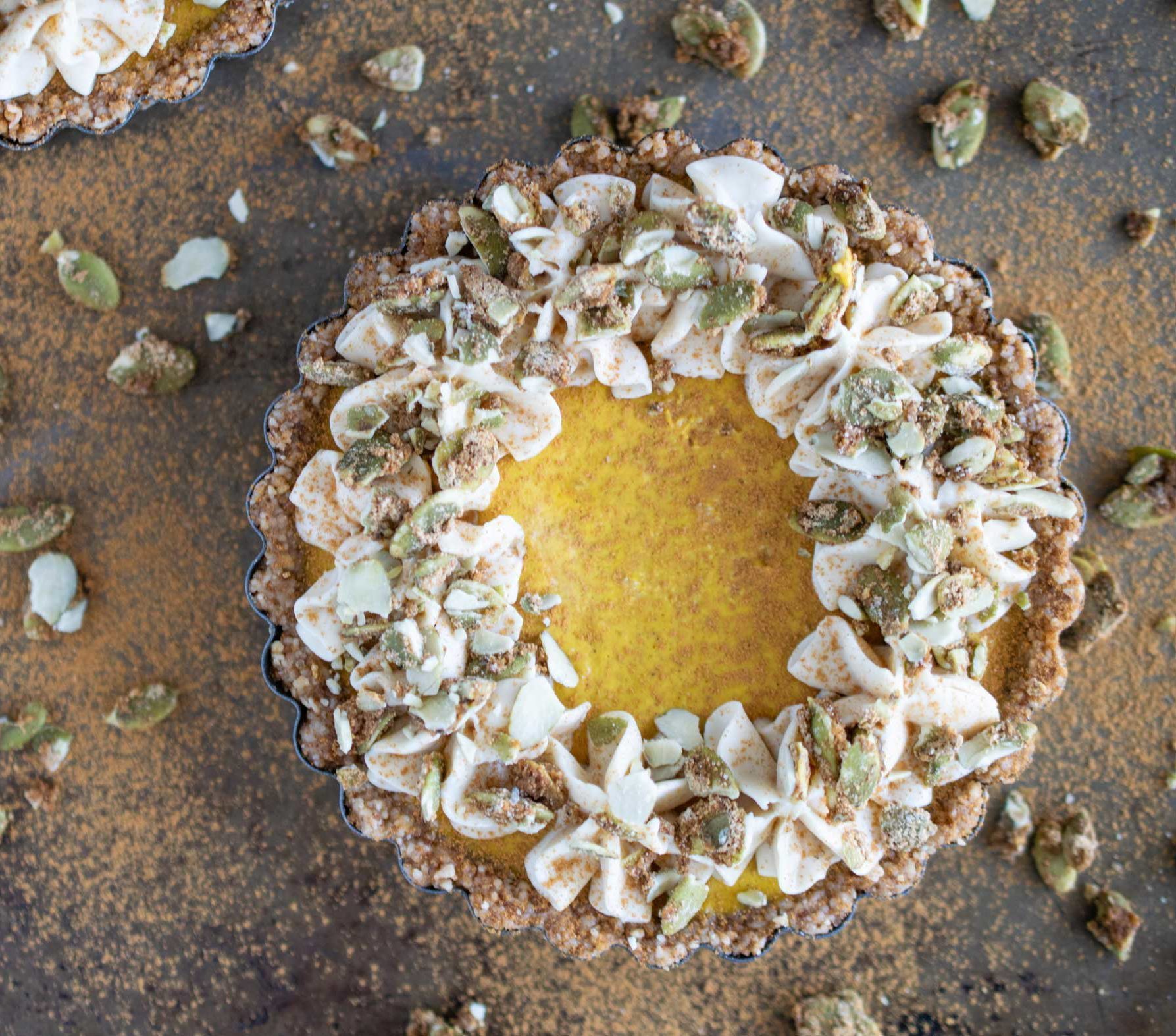 Butternut Squash Pie (Dairy-Free, Gluten-Free, Raw)