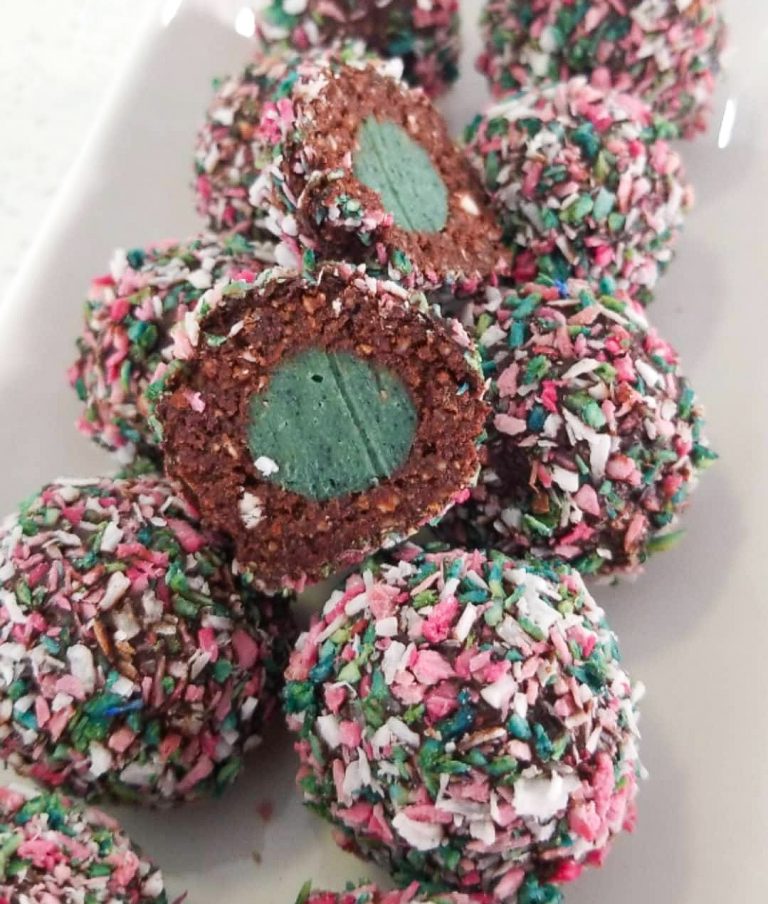 Chocolate Peppermint Cream Truffles
