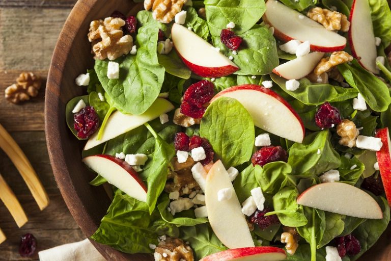 apple spinach salad
