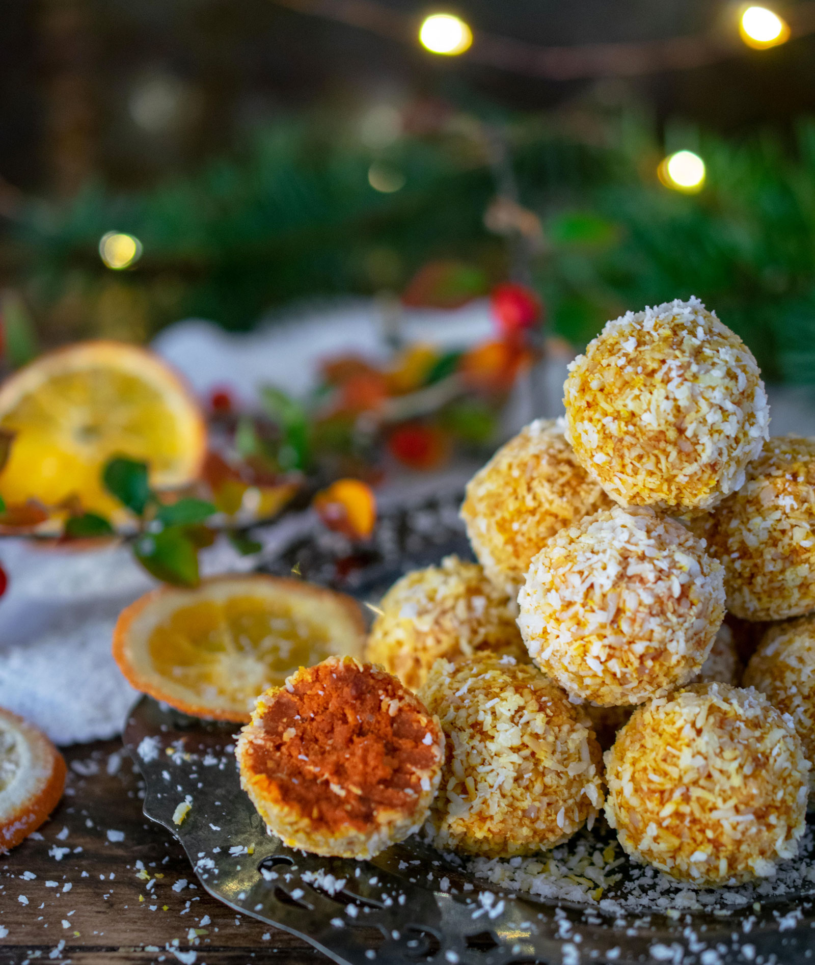 Goji Orange Coconut Delights