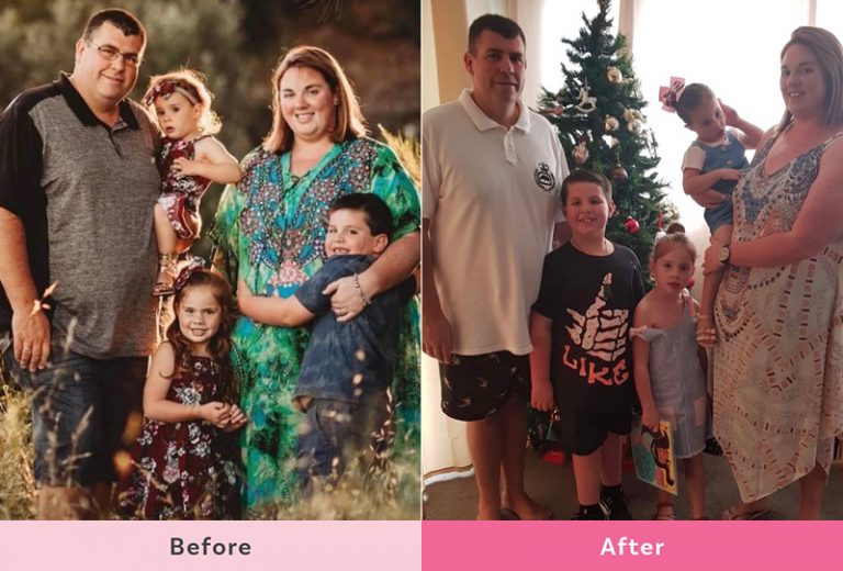 Husband and wife lose 80 kgs between them, that's more than their 3 children combined!