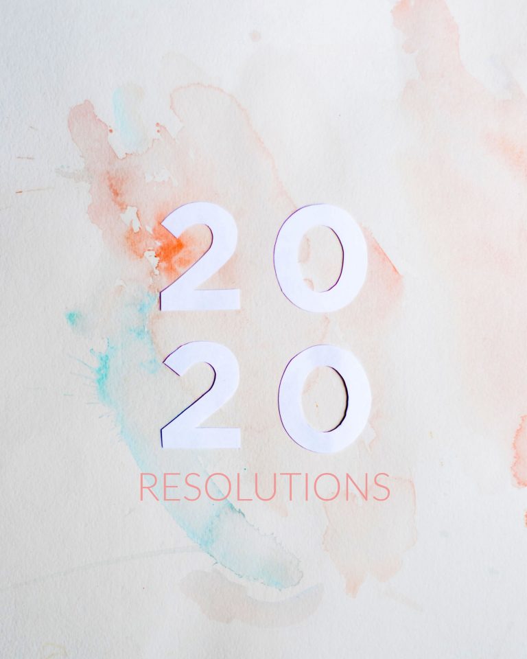 Resolutions for 2020 - Andie Mitchell