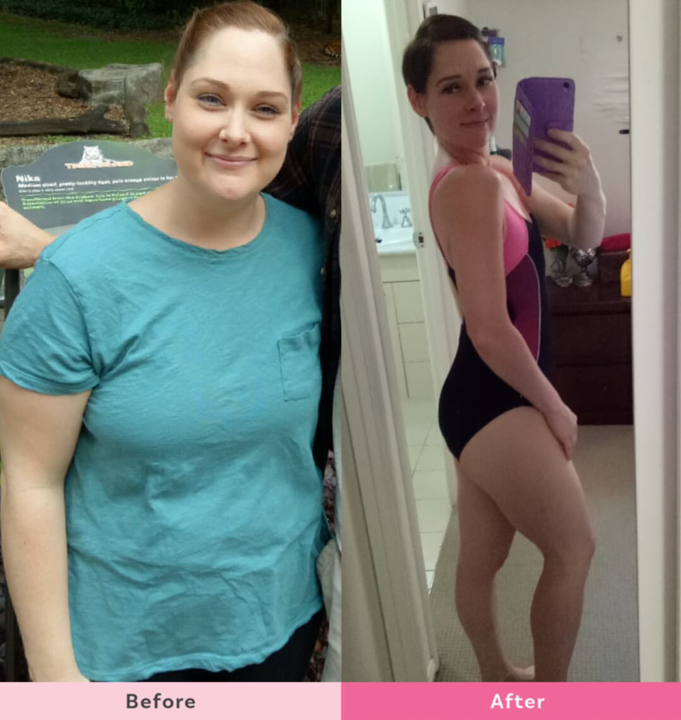Mum celebrates her incredible new body after weight loss and says "If I can do it, you can too"