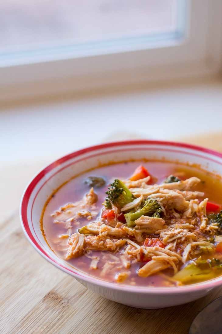 Keto Chicken Taco Soup