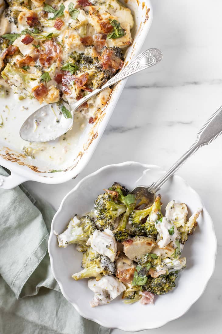 Keto Chicken Bacon Ranch Casserole
