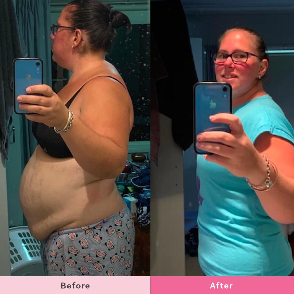 Mum makes New Year's Resolution and smashes her 30 kilo weight loss goal!