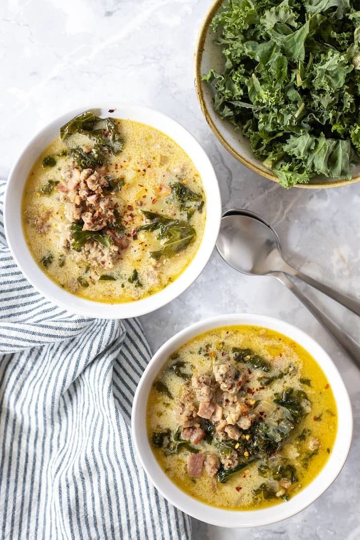 Keto Zuppa Toscana Soup
