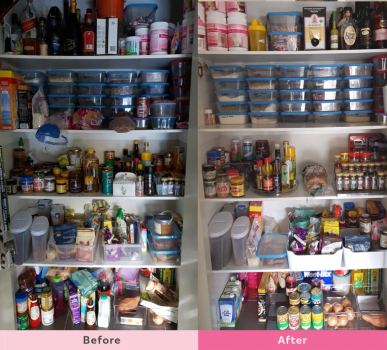 How to organise your pantry to help with weight loss. Mum shares step-by-step process
