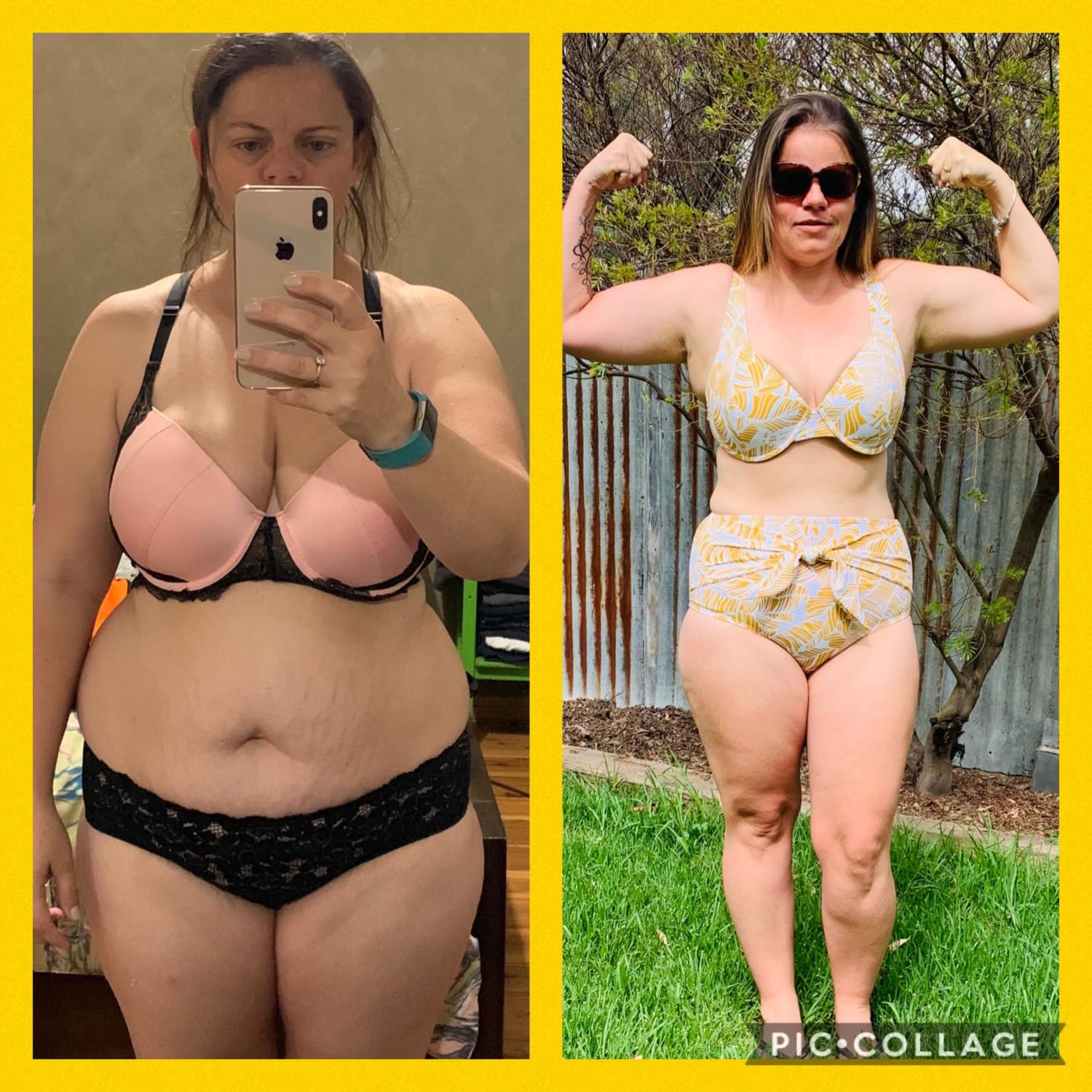 Shelley is ROCKING her bikini body