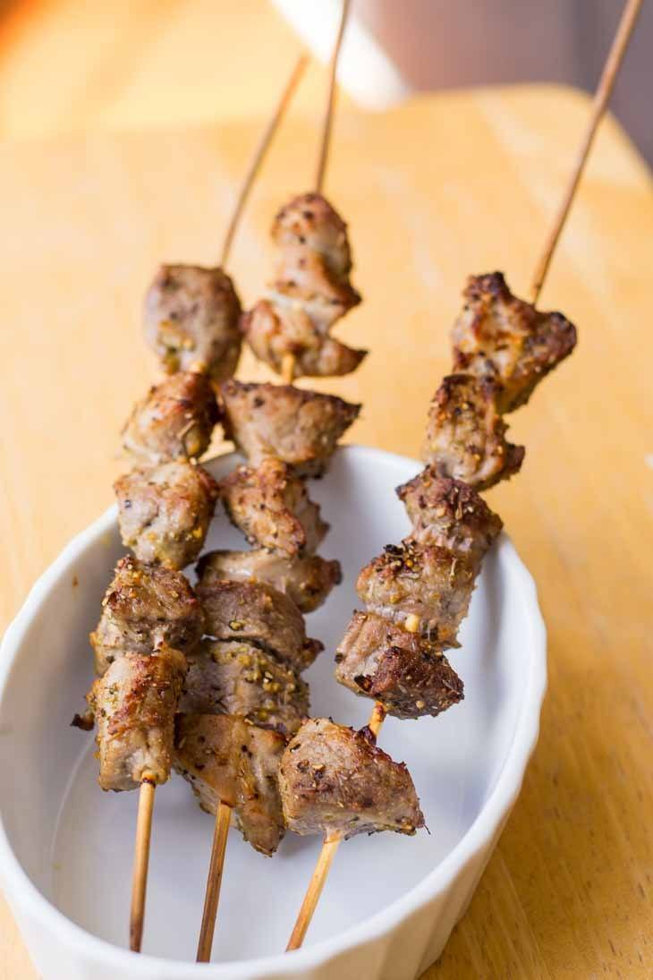 Delicious Keto Pork Tenderloin Skewers