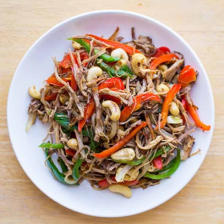 Keto Pork and Cashew Stir Fry
