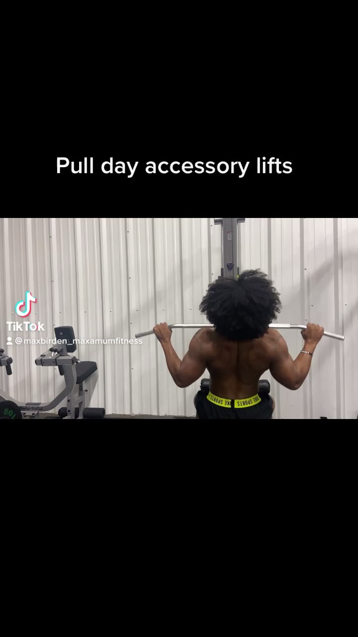 After you hit the BIG Pull-day lifts try some of these accessories lifts