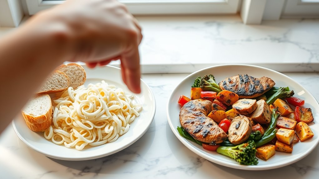 reduce refined carbs sugars