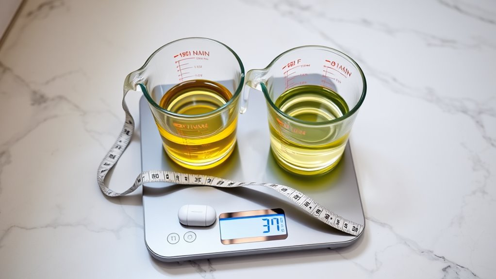 water weight versus fat loss
