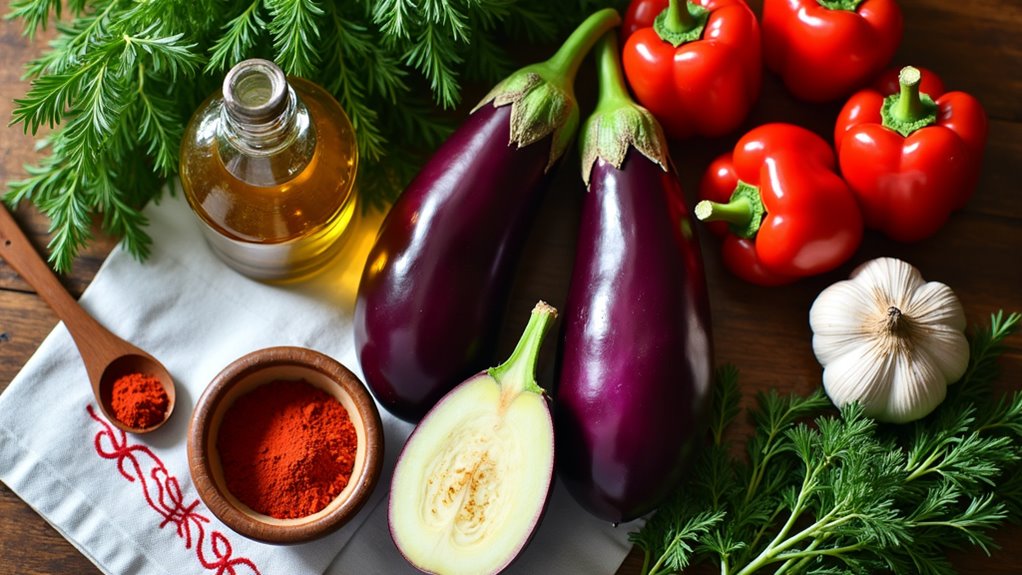 authentic romanian eggplant spread