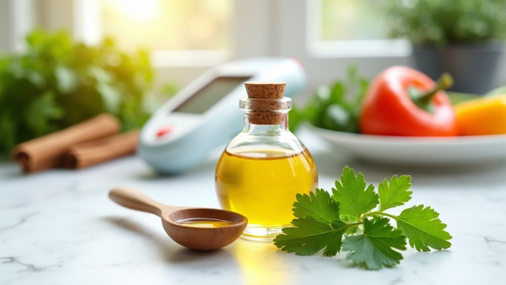 coriander oil for blood sugar