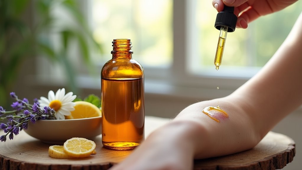 create bruise healing oil blend