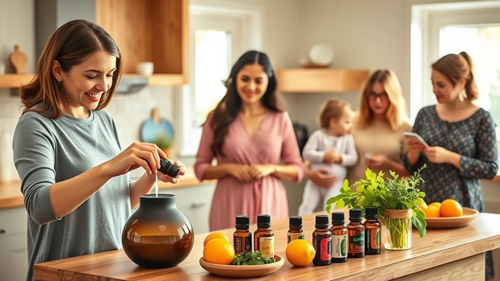 essential oils for mothers