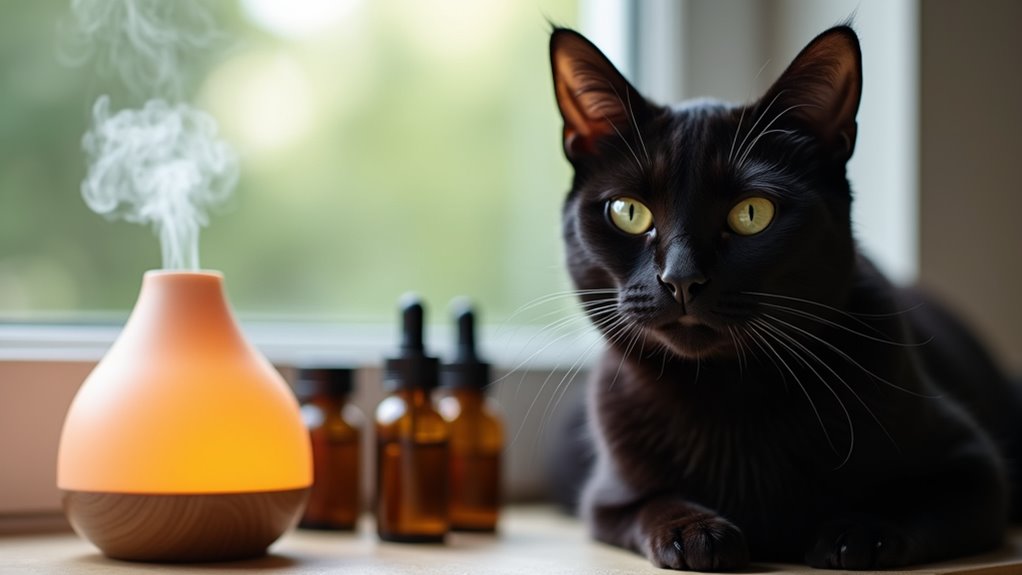 essential oils harm cats