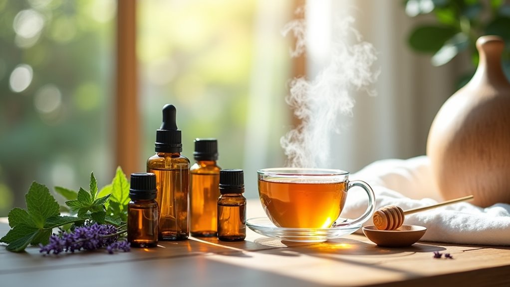 essential oils relieve cold symptoms