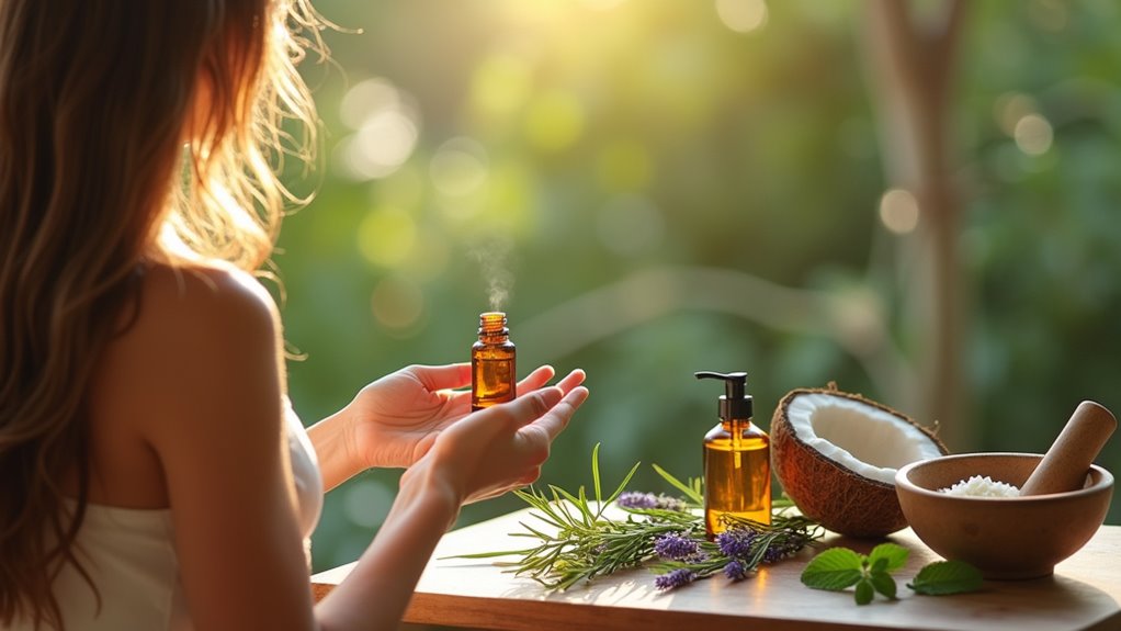 essential oils stimulate hair growth