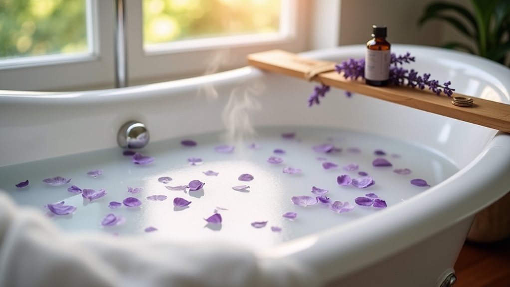 lavender infused therapeutic baths