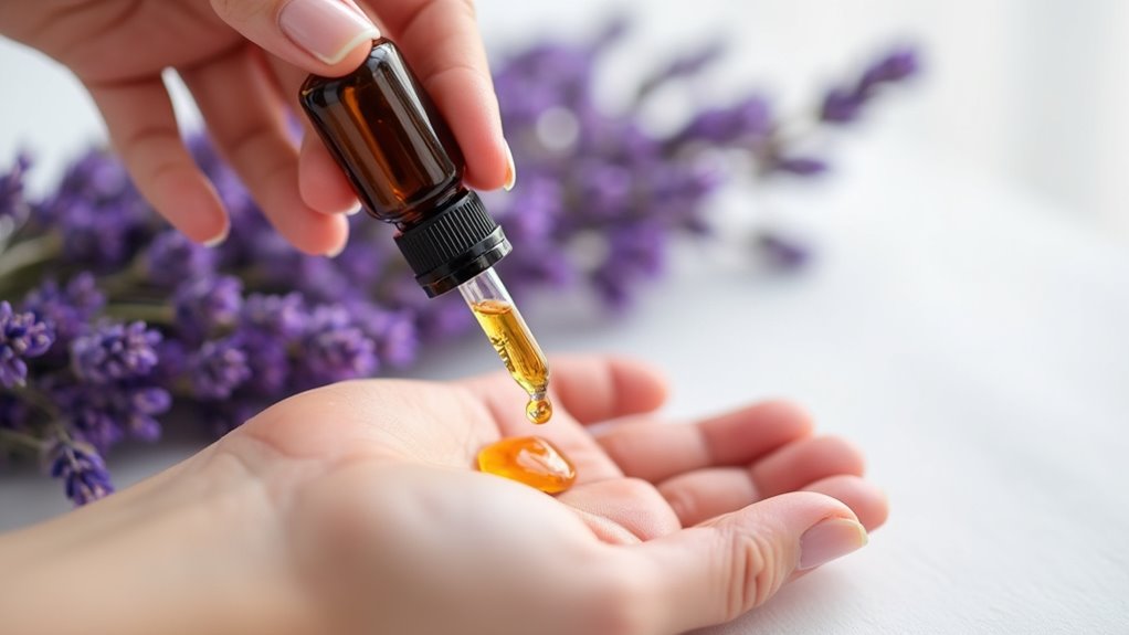 lavender oil aids burn healing