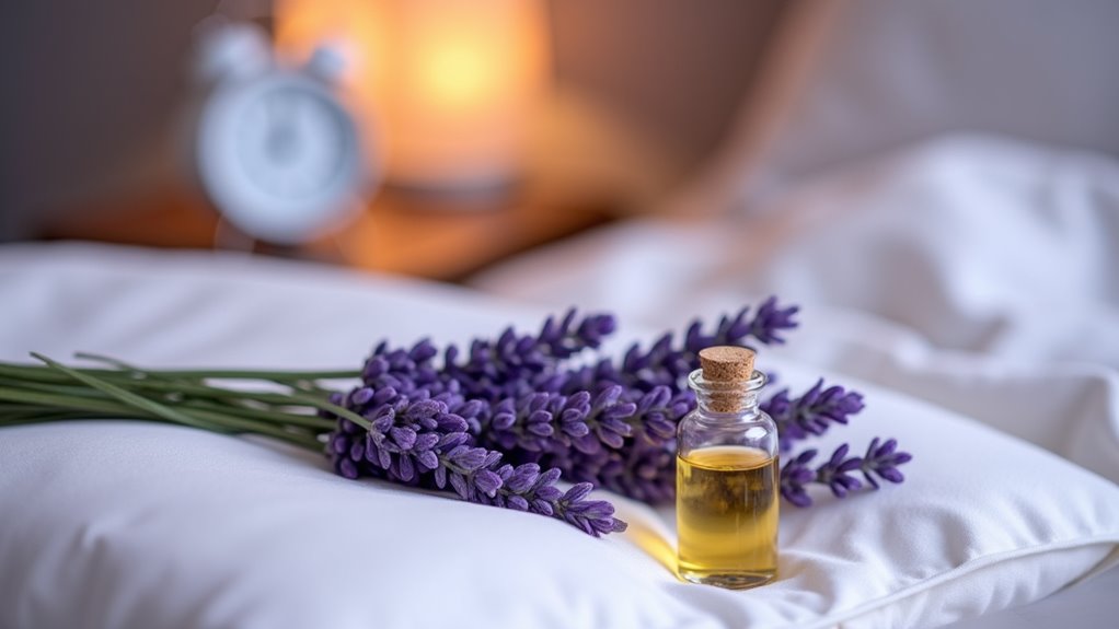 lavender oil promotes restful sleep