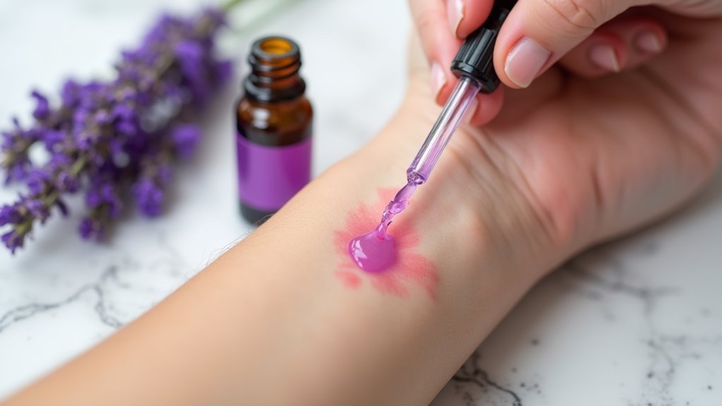 lavender oil soothes eczema irritation