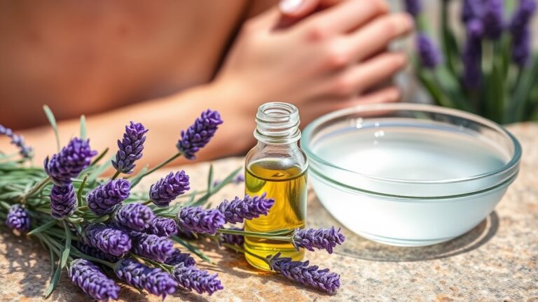 lavender soothes sunburn pain