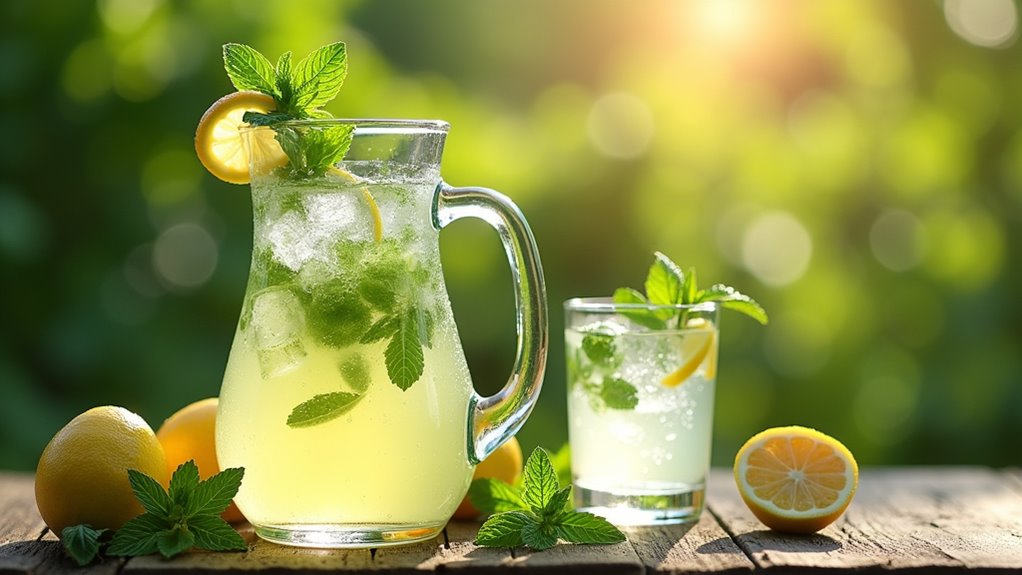 mint lemonade hydration and health