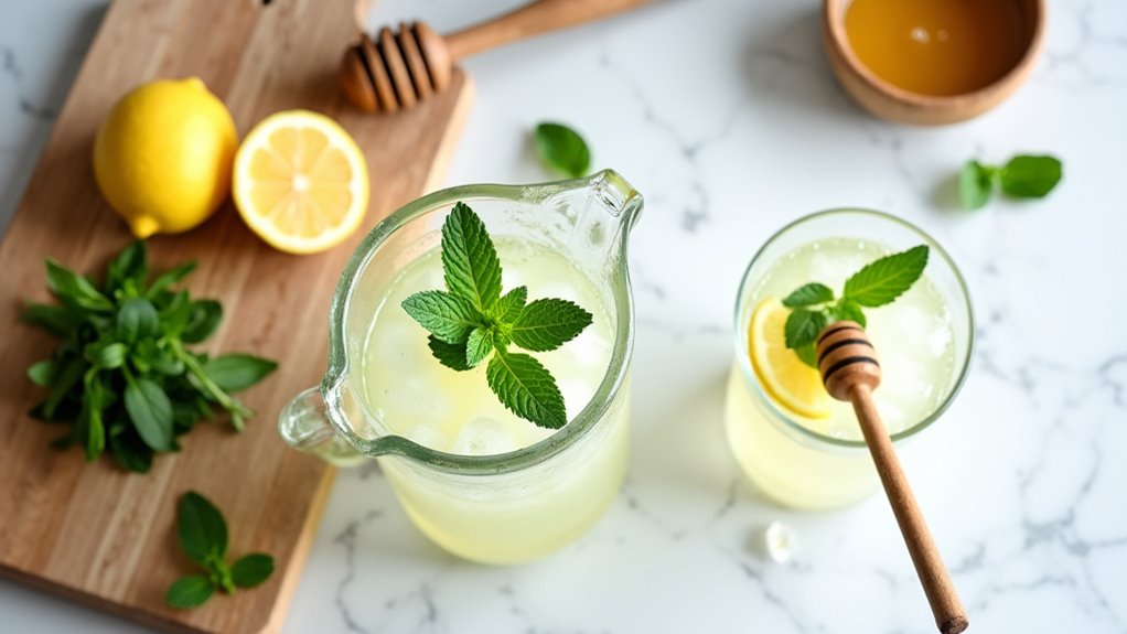 precision in mint lemonade