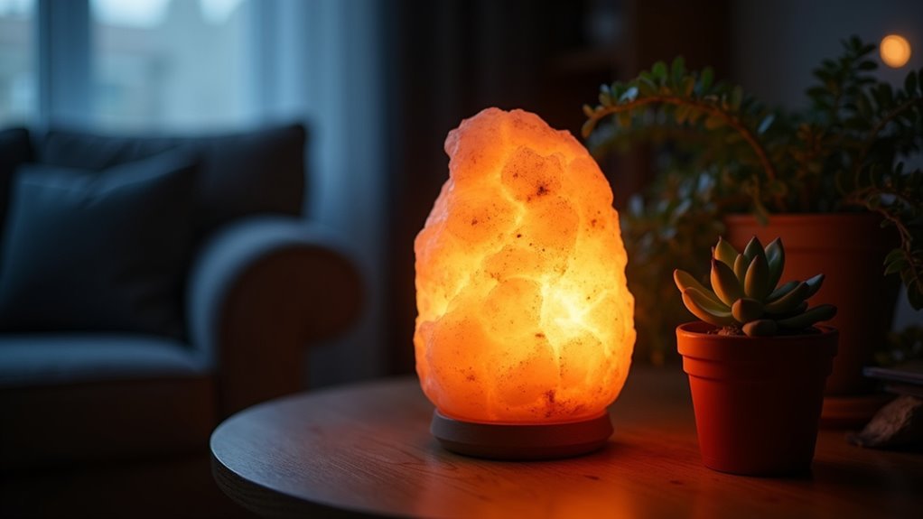 salt lamps purify air