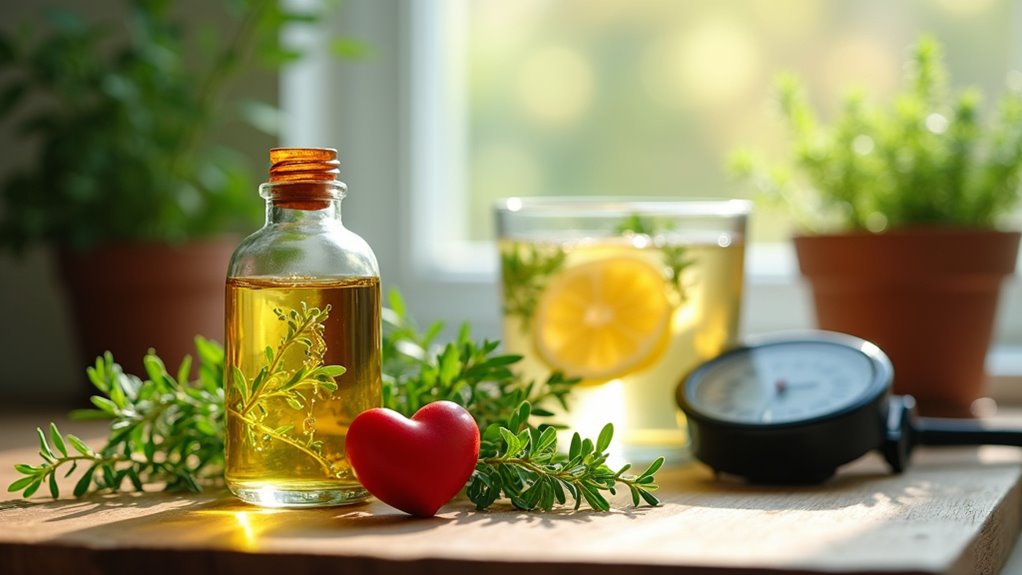 thyme oil supports heart health