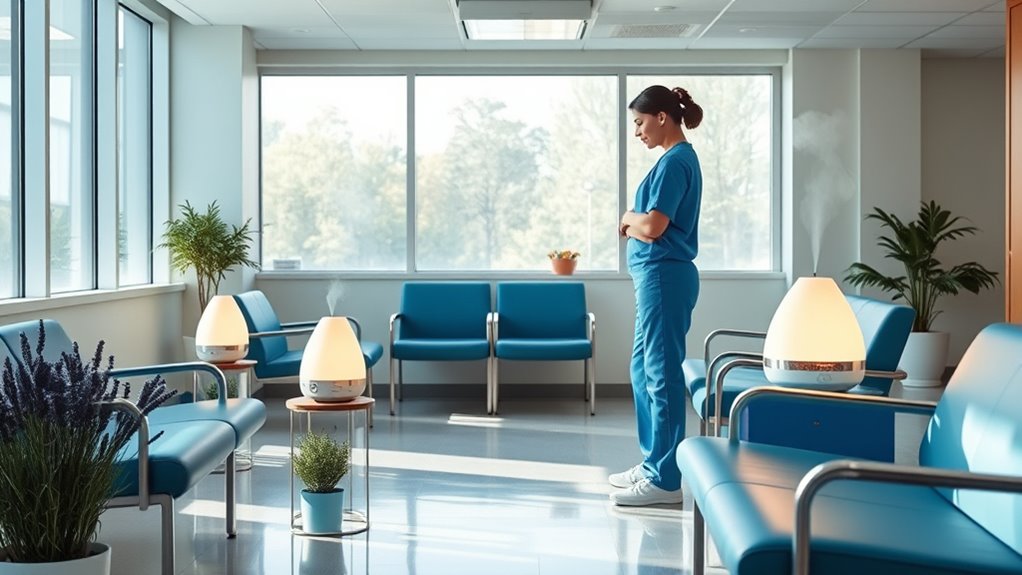 aromatherapy improves hospital environment