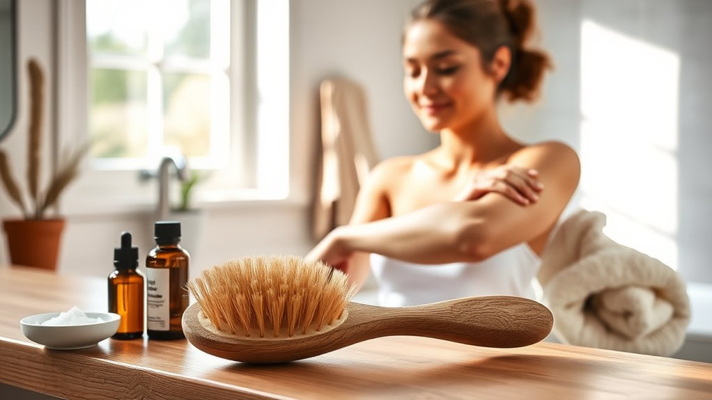 boosts circulation through exfoliation