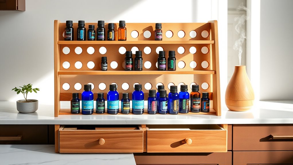 brand specific essential oil storage