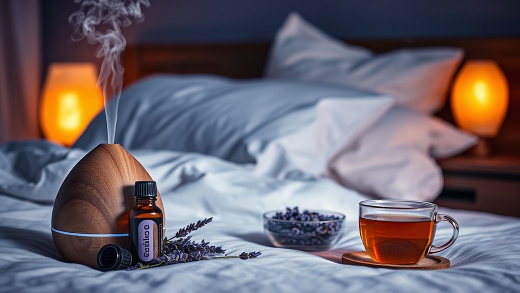essential oils bedtime routine