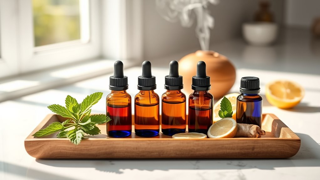 essential oils for nausea relief