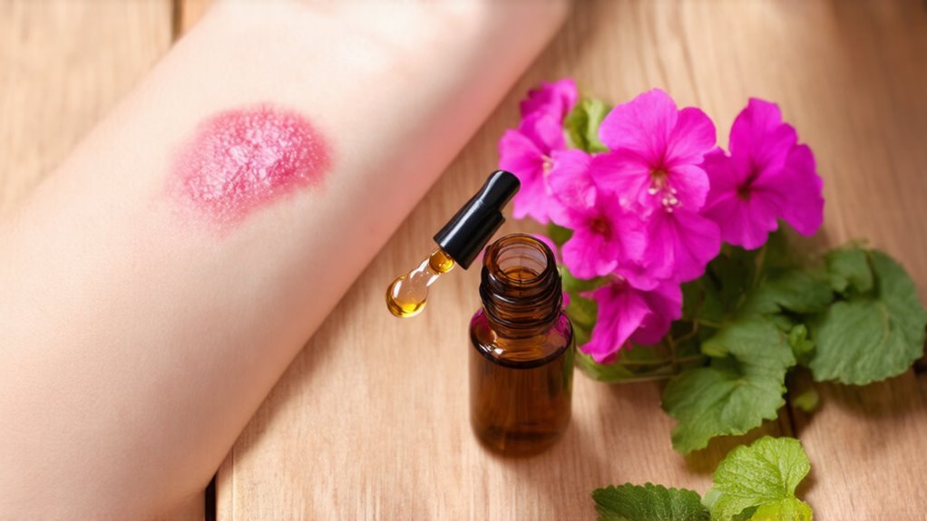 geranium oil for bruise recovery
