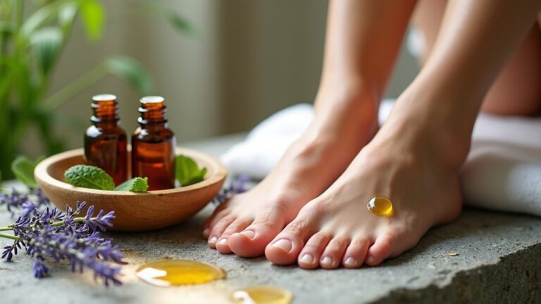 healing essential oils for feet