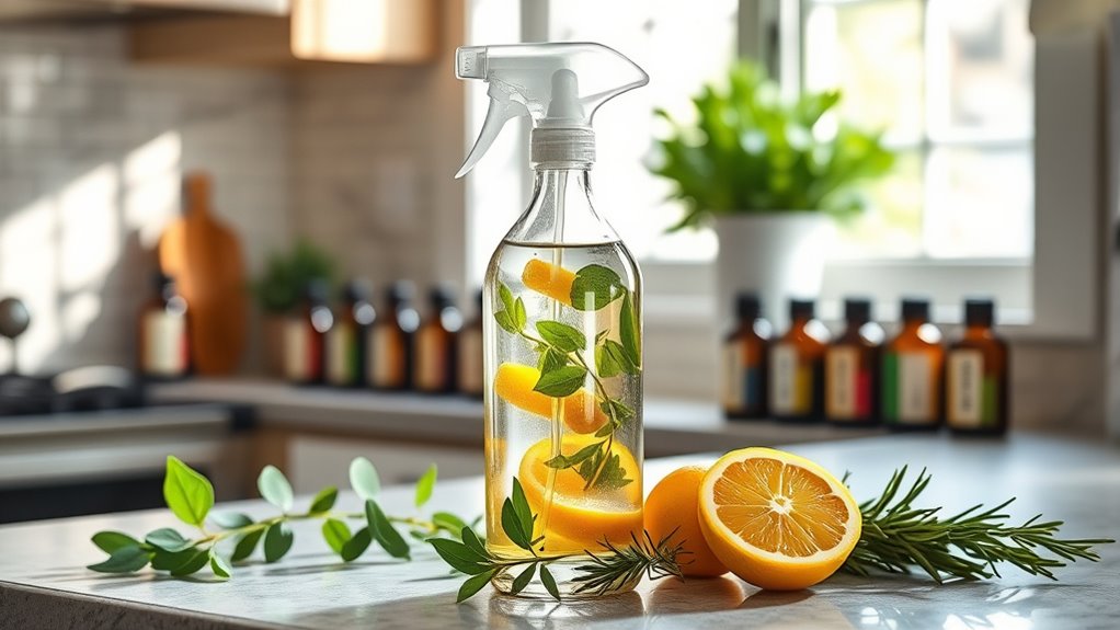 homemade essential oil spray