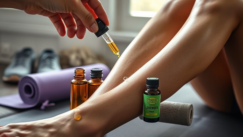natural muscle relief oils