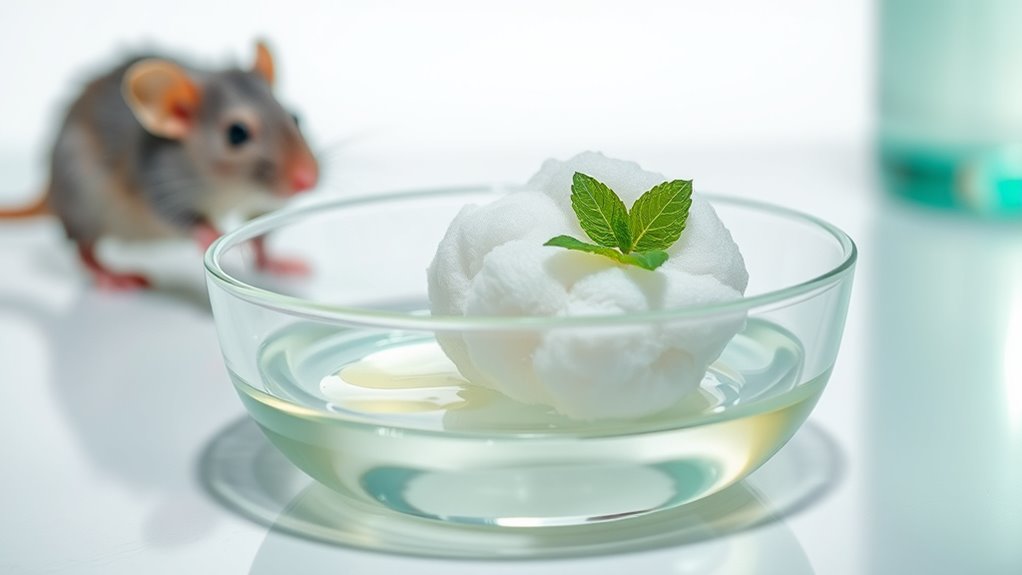 peppermint oil repels mice