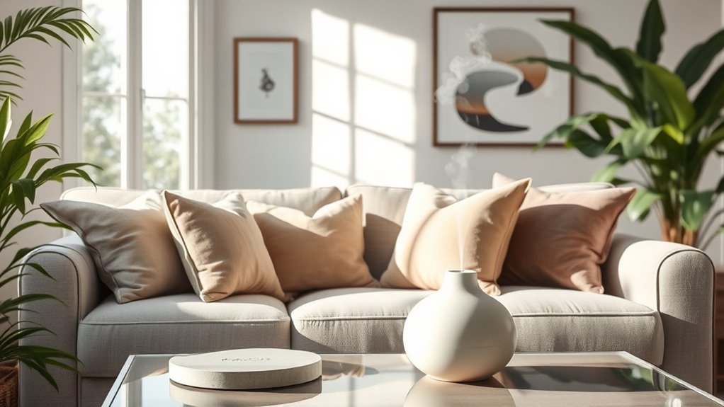scented pillows enhance comfort