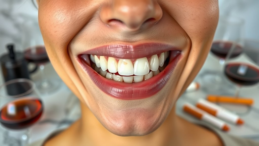tooth aging and staining