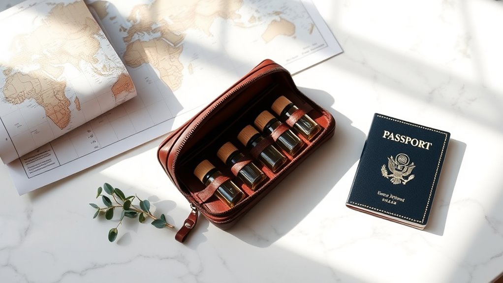 travel essential oil carriers