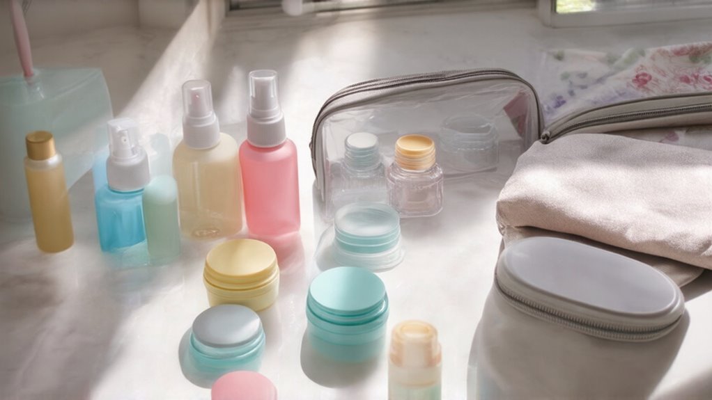 travel friendly plastic containers
