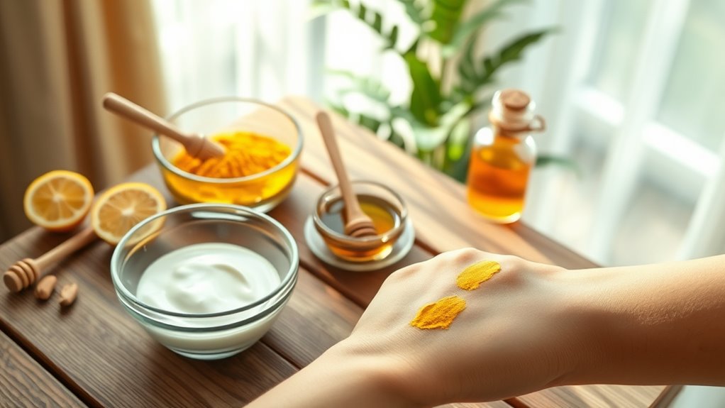 turmeric hair removal method