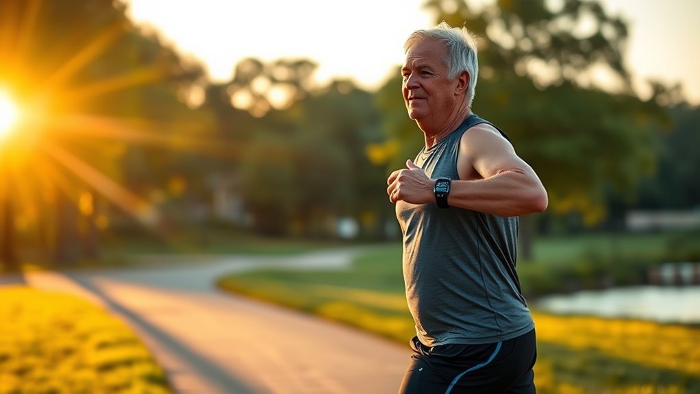 walking and interval training
